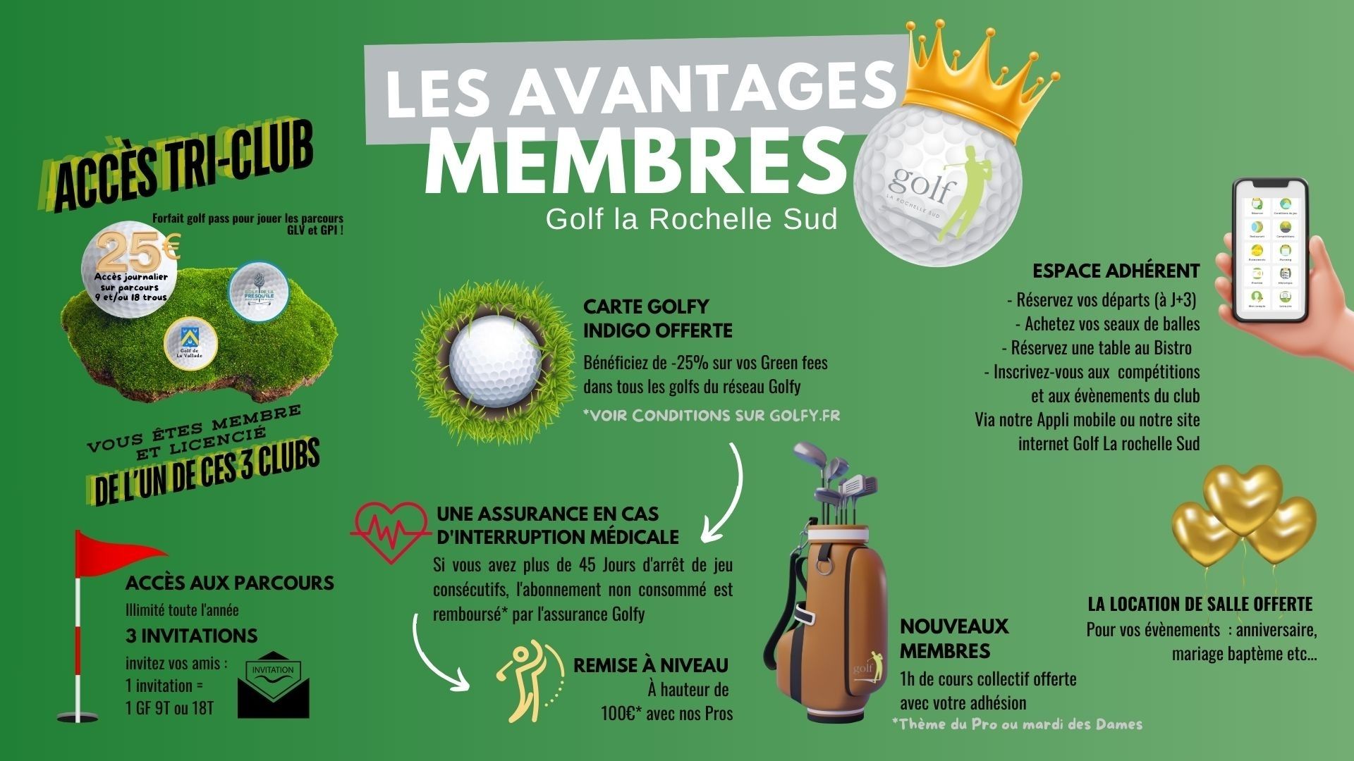 avantages membres